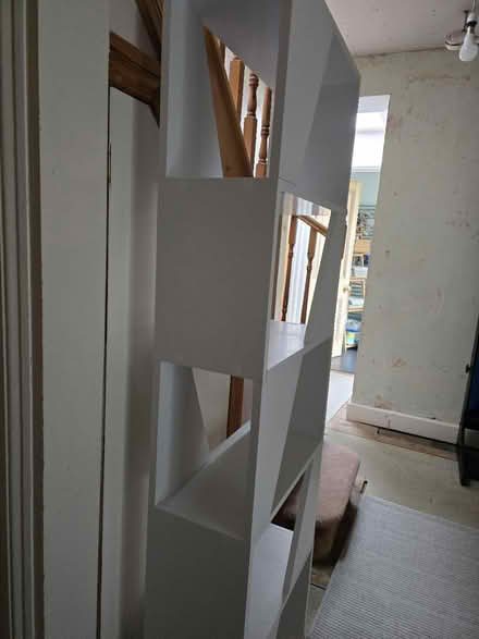 Photo of free Tall white mdf shelving unit (GU2 Guildford) #2