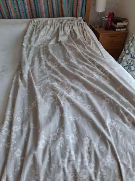 Photo of free Pair of large cotton curtains, lined (Charlton Kings GL52) #1
