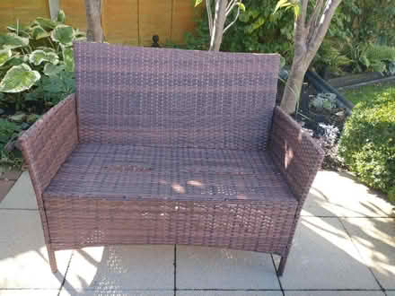 Photo of free Rattan garden sofa (Downham market) #1