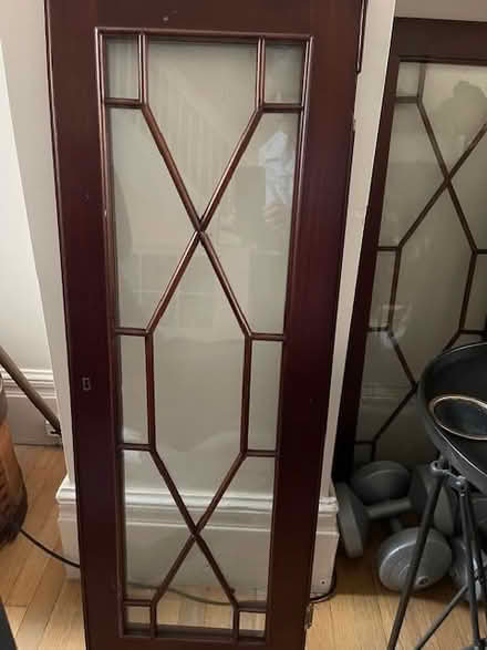 Photo of free Wood and glass cabinet doors (Pape and Danforth) #1