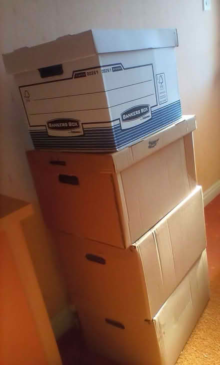 Photo of free 8 Archive boxes with lids (Highley WV16) #1