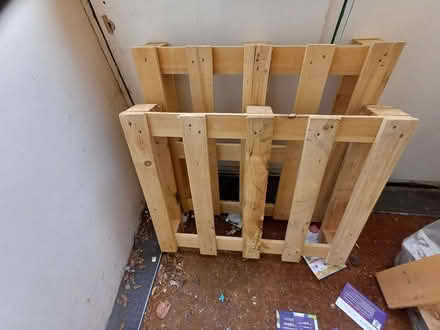 Photo of free 2 x Small Wooden Pallets (Chadwell Heath RM6) #1