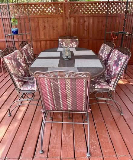 Photo of free Wrought Iron Patio Set (Jackson, NJ) #1