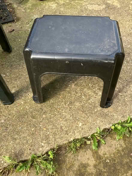 Photo of free Black plastic step stool (Storrs S6) #2