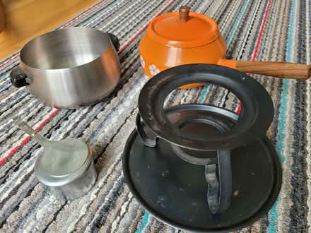 Photo of free Metal fondue set (Riverside and Hunt club) #2