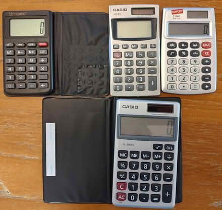 Photo of free Rolodex, Index cards, calculators ((south) Central Park - Denver) #4