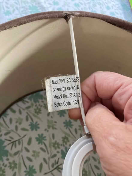 Photo of free Basic brown lamp shade (Langley Court BR3) #3