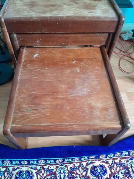 Photo of free Three small side table need upcycling (Cardonald G52) #3