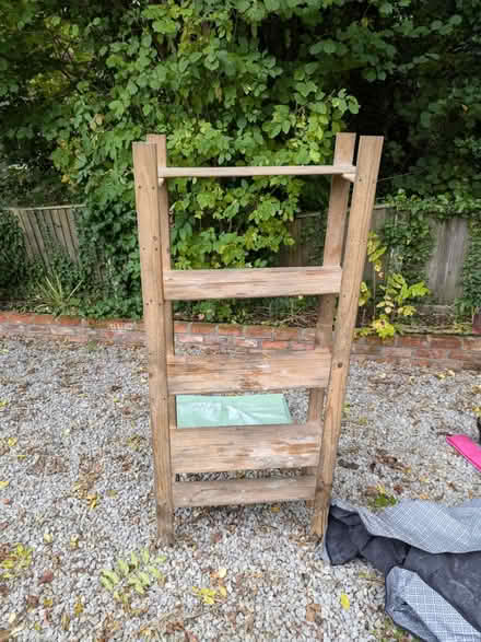 Photo of free Wooden shelving unit (Levenshulme M19) #1
