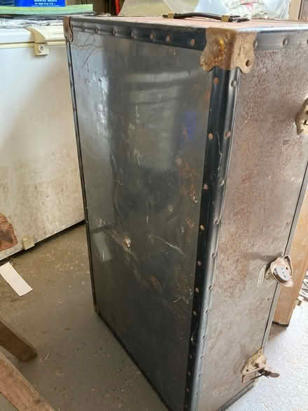 Photo of free Very old metal trunk (Honiton central) #3