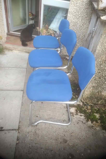 Photo of free 3 soft, upright chairs (New Marston OX3) #1