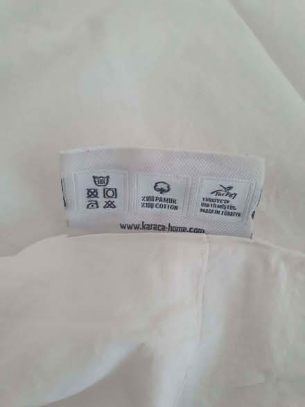 Photo of free White duvet cover (Burgess Park SE5) #3
