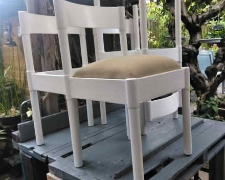 Photo of free 4 x wooden dining chairs (Little Hallam DE7) #1