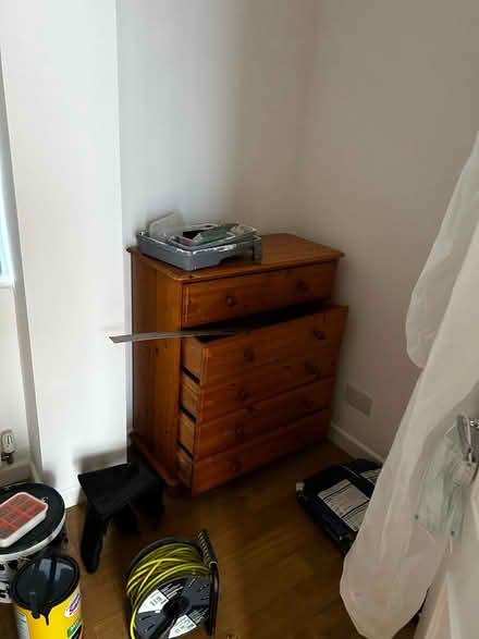 Photo of free Wooden chest of drawers (TQ1) #1