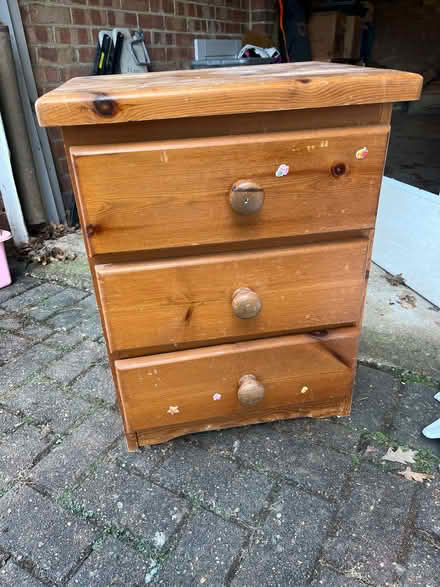 Photo of free Bedside drawers (Trench Road TN10) #1