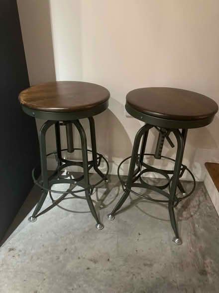 Photo of free Bar Stools x 2 Restoration Hardware (Sw114da) #1