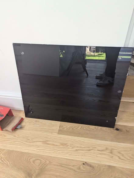Photo of free Glass splashback (black) (Polegate BN26) #1