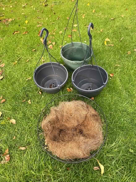 Photo of free Four hanging baskets (Aldridge) #1