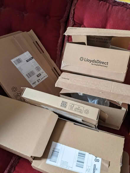 Photo of free Small cardboard boxes (Seacroft, Leeds) #1