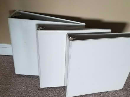 Photo of free Three 3-ring binders (Audubon, near Arcola school) #1