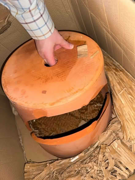 Photo of free Broken terracotta pot (Loughton IG10) #1