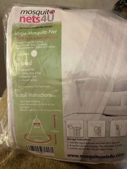 Photo of free Large mosquito net (GU21 4) #1