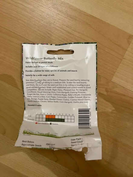 Photo of free Wildflower butterfly mix seeds (SE1) #2