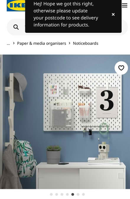 Photo of IKEA pegboard skadis (Derby DE72) #1