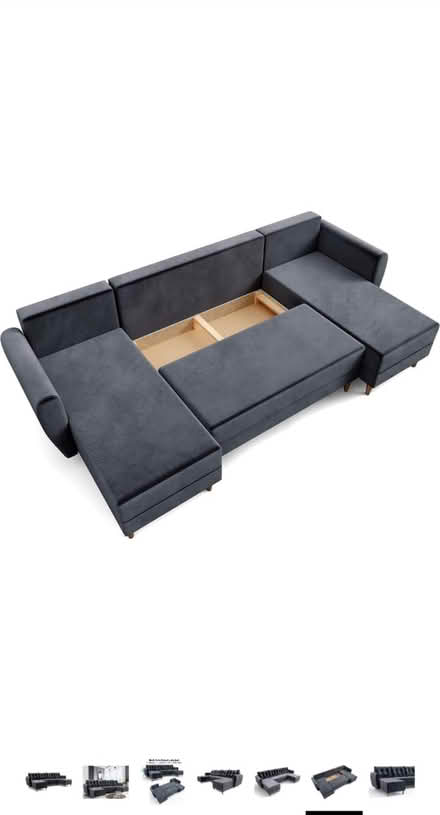Photo of free Grey U shape sofa (Shiregreen S5) #2
