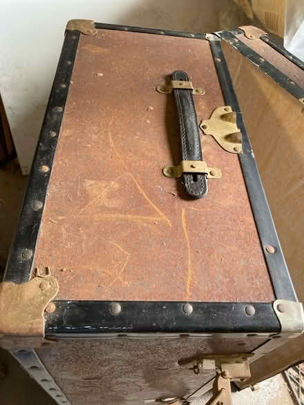 Photo of free Very old metal trunk (Honiton central) #2
