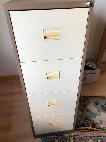Photo of free 4 drawer filing cabinet (Llanfihangel Tal y Llyn LD3) #1