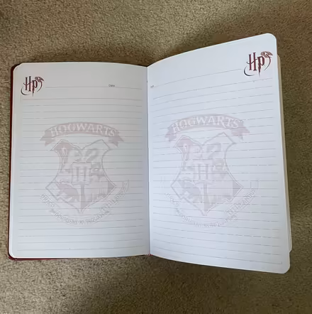 Photo of free A5 Hogwarts Notebook (Knebworth SG3) #2