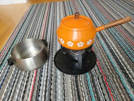 Photo of free Metal fondue set (Riverside and Hunt club) #1