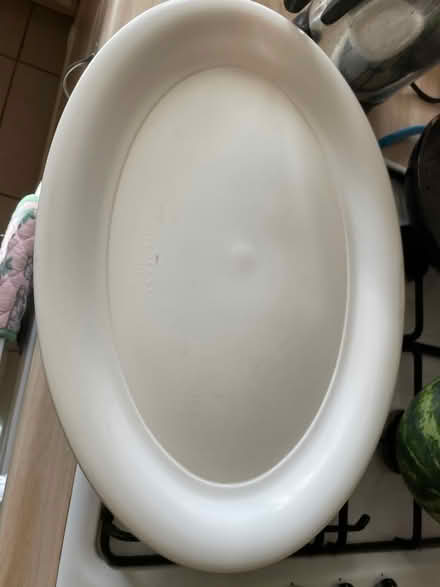 Photo of free Used Plastic tray oval not perfect (Se288 8fx) #1