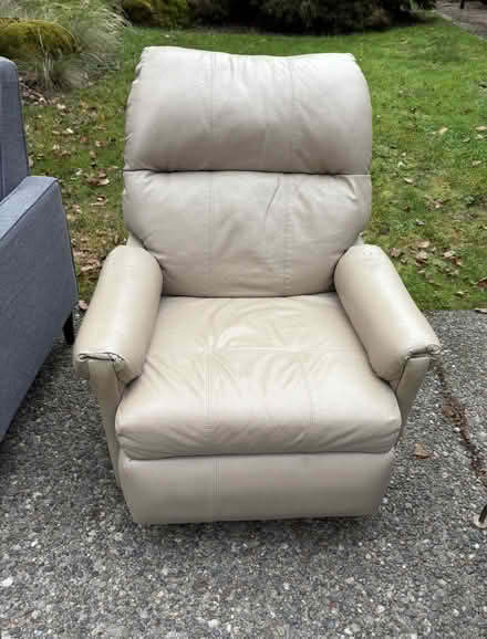 Photo of free Bonded leather recliner (Mill Creek) #1