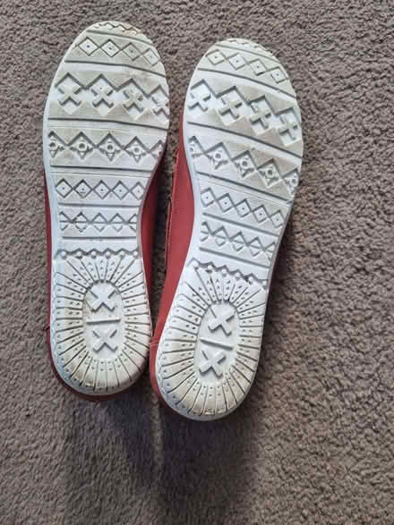 Photo of free LADIES RED FLAT SHOES Size 7 (West Byfleet KT15) #2