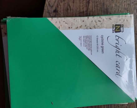 Photo of free Green A4 card (Loughton IG10) #1