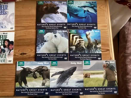 Photo of free Natures Great Events DVDs x7 (Llandudno LL30) #1