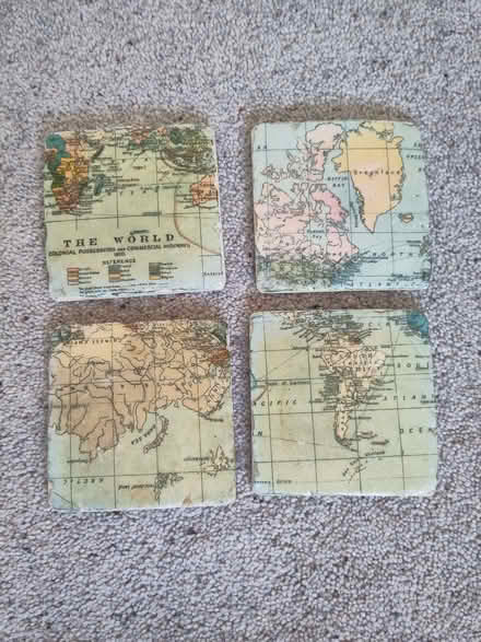 Photo of free 4 ceramic coasters (Hollingbury BN1) #1