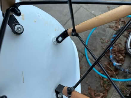 Photo of free 2 x white eames chairs (Hackney E8) #2