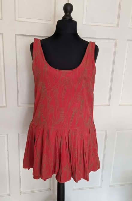 Photo of free Handmade Cotton Culotte Orange Playsuit - size M (Pollards Hill CR4) #1