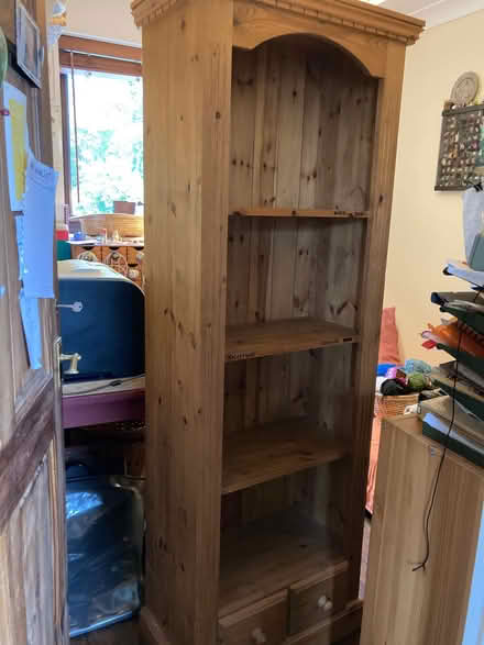 Photo of free freestanding pine book shelves (Heelands MK13) #1