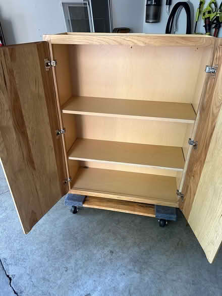 Photo of free Wood cabinet - kitchen (Wilsonville) #1