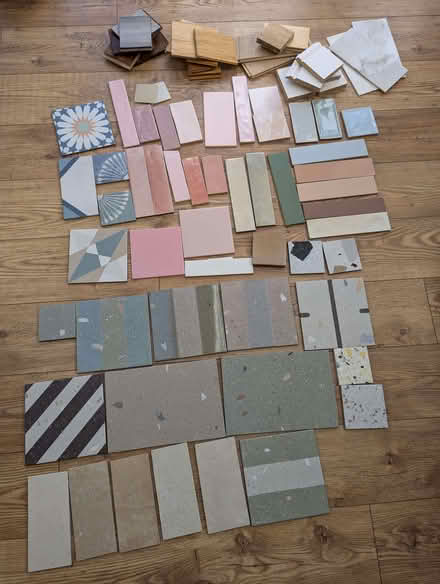 Photo of free Sample Tiles, Quartz, Wood, Bamboo, Marmoleum (Weston Park) #1
