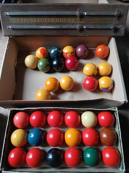 Photo of free Snooker and pool balls (Dawlish) #1
