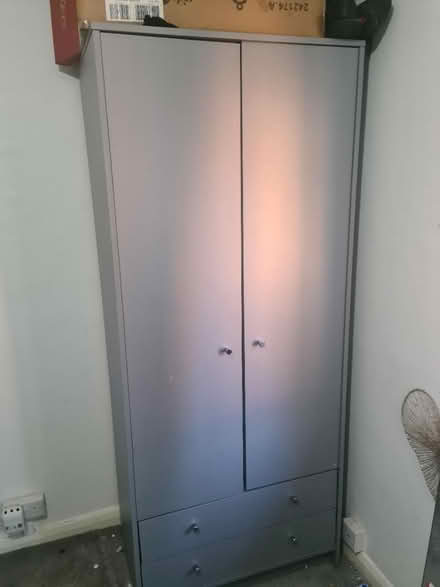 Photo of free Grey wardrobe (Brentford) #1