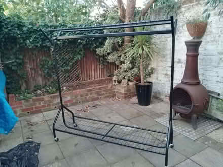 Photo of free Free standing clothes rail on wheels 6 feet long (Seven Dials BN3) #1