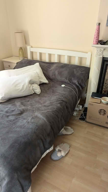 Photo of free Small Double Bed Frame with Mattress – Scandinavian Style (Roehampton SW15) #2