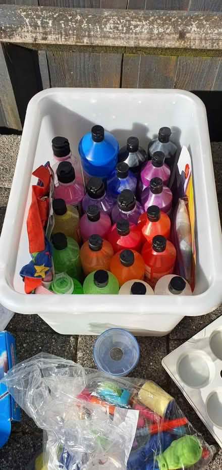 Photo of free Poster paints & accessories (Fetcham KT22) #1