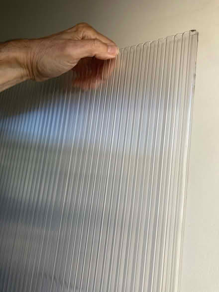 Photo of free Large 10mm clear plastic sheet (Hertford) #1